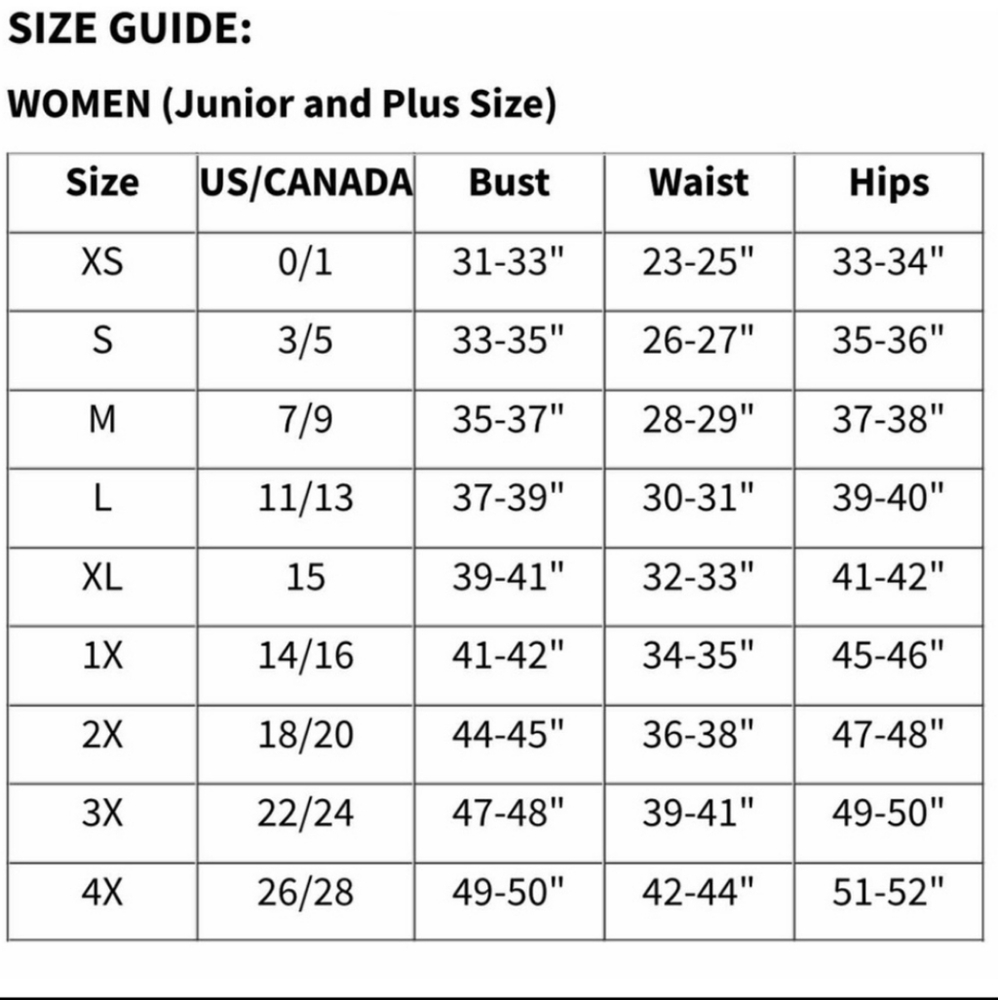 Size guides